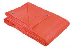 LONA CARRETEIRO  4X3MTS C/ILHO LARANJA 100 MICRAS REF A08024C