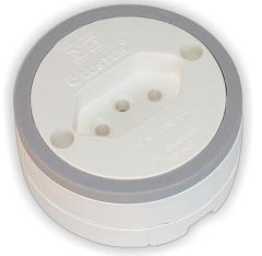 TOMADA 2P+T SOBREPOR 10A BRANCA REF1081