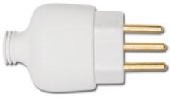 PINO MACHO BIP ROBUSTO 2P+T 20A CINZA 14061PCT