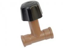 REGISTRO PVC 25 SEM CANOPLA MARROM REF19872