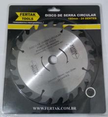 DISCO SERRA 7 CIRCULAR P/MAD VID 24DENTE 180X2.0MM REF 2810