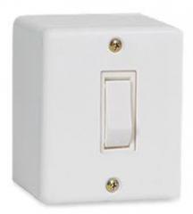 INT 1 TECLA SOBREPOR P/CANALETA BRANCA REF 6317