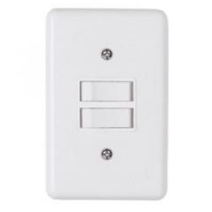 INT 2 TECLAS 4X2 STYLUS BRANCA SIMPLES REF 2018