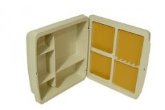 ARMARIO P/ BANH OCRE C/ESPELHO REF2655