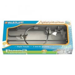 KIT 5 PCS BANHEIRO CROMADO VENEZA CRISTAL