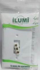 INT 1 TECLA 4X2 STYLUS BRANCA PARALELA REF 2022