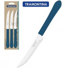 FACA P/CHURRASCO INOX 4 LEME CB AZUL 23180/994