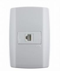 TOMADA 4X2 RJ45 SLIM REDE HORIZONTAL REF8064