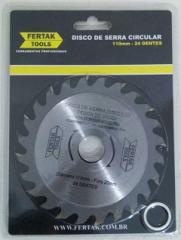 DISCO SERRA 4 CIRCULAR P/MAD VID 24DENTE 110X2.0MM REF 2804