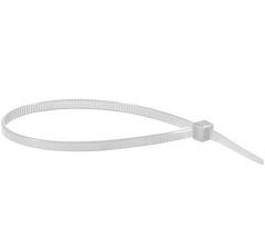 ABRACADEIRA NYLON BRANCA 3.6MMX300MM PT/100 REF 8678