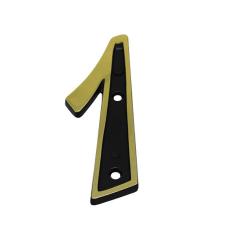 NUMERO P/RESIDENCIA 1 DOURADO CARTELA