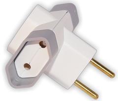 PINO T 3 SAIDAS BIP 10A BRANCO REF 1042