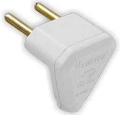 PINO MACHO BIP TRIANGULAR 10A BRANCO REF1046