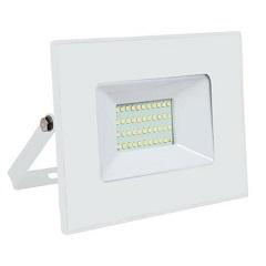 REFLETOR LED SLIM 20W BRANCO 6500K LUZ FRIA