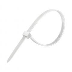 ABRACADEIRA NYLON BRANCA 3.5MMX280MM PT/100 REF 1304