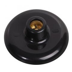 PLAFON P/TETO 60W PRETO 16081