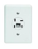 TOMADA 4X2 RJ11 PUMALUX P/TELEFONE BRANCA REF 2363 SM