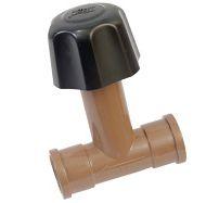 REGISTRO PVC 20 SEM CANOPLA MARROM REF334