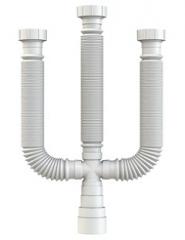 SIFAO TRIPLO SANFONADO PLAST BRANCO REF2605