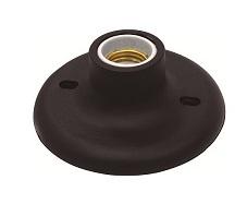 PLAFON P/TETO 100W PRETO SOQUETE PORCELANA