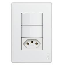 INT 2 TECLAS + TOM 2P+T 4X2 MODULAR BRANCA REF 3227