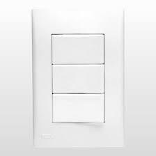 INT 3 TECLAS 4X2 MODULAR BRANCA SIMPLES REF 3205