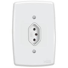 TOMADA 2P+T 4X2 10A PLUS BRANCA REF 1111