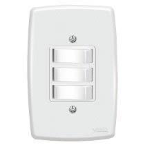 INT 3 TECLAS 4X2 PLUS BRANCA SIMPLES REF 1105