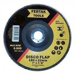 DISCO FLAP GRAO 120 P/ ACABAMENTO 7 180X22MM REF 2847