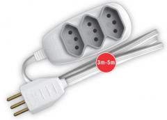 EXTENSAO  5 MTS TRIPLA 2P+T REF 2173