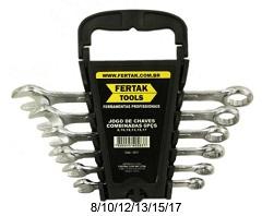 JOGO CHAVE COMBINADA C/06PCS 8 A 17MM REF 4821