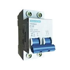 DISJUNTOR DIN BIPOLAR  10AMP MODELO TR3KA