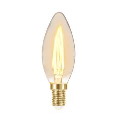 LAMPADA LED FILAMENTO VINTAGE 3W B35 LUZ AMBAR