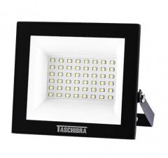 REFLETOR LED SLIM 50W PRETO 6500K LUZ FRIA