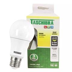 LAMPADA ULTRA LED   9W AUTOVOLT 3000K LUZ AMARELA