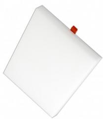 PAINEL LED EMBUTIR/SOBREPOR 17W QUAD 12CMX12CM 6500K LUZ FRIA