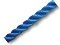 CORDA PE NYLON TORCIDA AZUL 04MM ROLO COM APROX 5KG