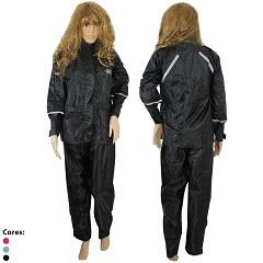 CONJ MOTOQ S/CAPUZ TAM GG FEM PRETA REFME126 C/ ZIPER