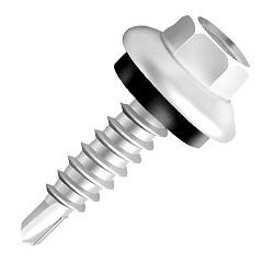 PARAF AUTOBROCANTE SEXT 12X7/8 ZINC CX/200 REF 26678