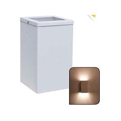 ARANDELA P/PAREDE SOL VOV 2XGZ10 BRANCA EXT E INT