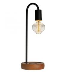 LUMINARIA DE MESA FLAM 1XE27 PRETO