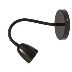 ARANDELA LED DIRECT ARTICULAVEL 4W PRETO 3000K