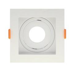 SPOT EMBUTIR CONECTA QUAD RECUADO BRANCO AR70