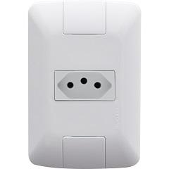 TOMADA 2P+T 4X2 10A ARIA BRANCA REF 57241010