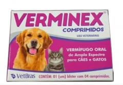 VERMINEX VERMIFUGO ORAL C/04 COMPR