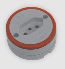 TOMADA 2P+T SOBREPOR 20A CINZA REF1082