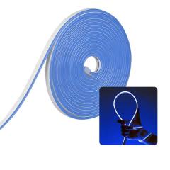 FITA LED NEON FLEX 8W 120 LEDS/M 5M 12V C/FONTE AZUL