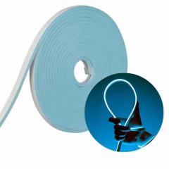 FITA LED NEON FLEX 8W 120 LEDS/M 5M 12V C/FONTE AQUAMARINE