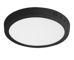 PAINEL LED SOBREPOR 18W RED 21,2CMX21,2CM PRETO 6500K LUZ FRIA