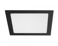 PAINEL LED EMBUTIR 24W QUAD 29,5CMX29,5CM PRETO 6500K LUZ FRIA
